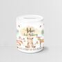 Personalised Forest Animals Ceramic Money Box, thumbnail 1 of 8