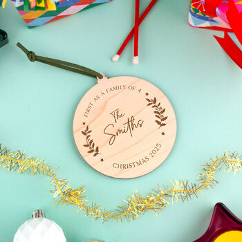 New Baby First Christmas Tree Decoration, 4 of 8