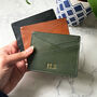 Personalised Leather Card Wallet, thumbnail 2 of 5