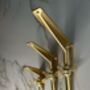 Satin Brass Bee Shelf Brackets Heavy Duty Solid Brass, thumbnail 9 of 12