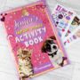 Personalised Animals Activity Book With Stickers, thumbnail 1 of 10