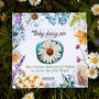 Personalised Teacher Thank You Wildflower Brooch, thumbnail 3 of 12