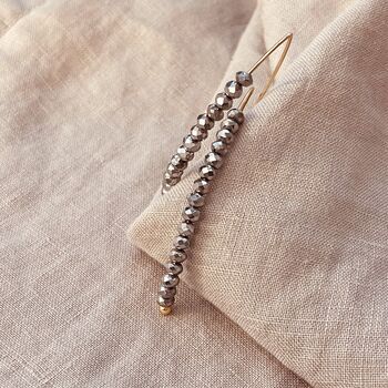 Crystal Threader Earrings, 5 of 8