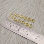 Green Amethyst Sterling Silver Drop Earrings, thumbnail 7 of 9