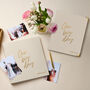 Personalised Linen Wedding Planner And Photo Album Set, thumbnail 1 of 7