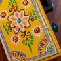 Four Drawer Yellow Mosaic Wooden Spice Box, thumbnail 3 of 5