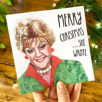 Angela Lansbury Christmas Card, 2 of 3