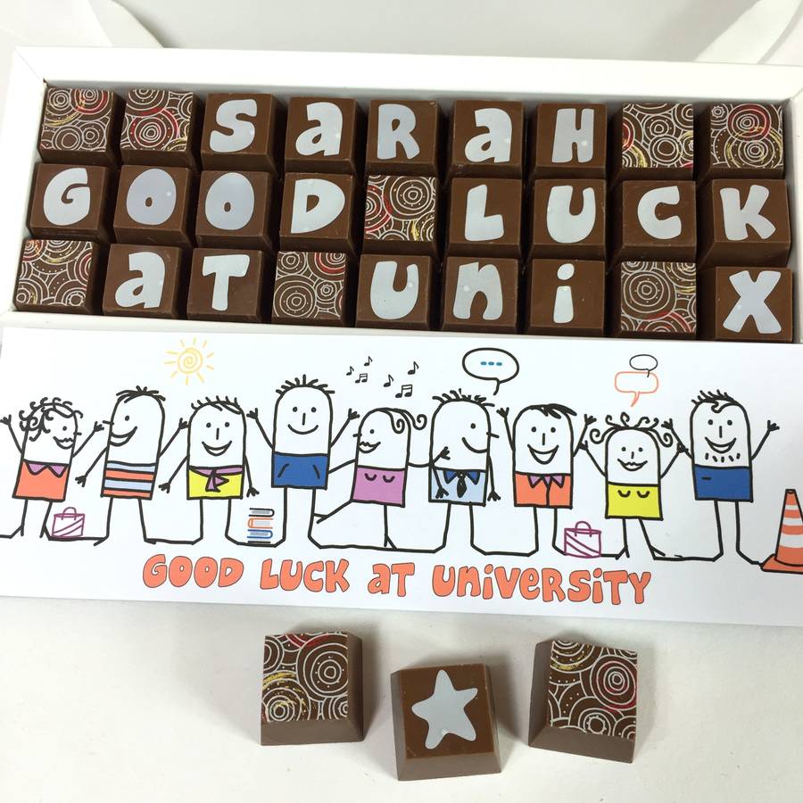 Chocolates For University Congratulations By Cocoapod Chocolates