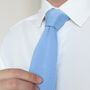 Light Blue Square End Knitted Neck Tie, thumbnail 3 of 9