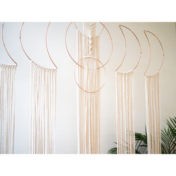 Celestial Style Boho Macrame Wedding Backdrop Large, 5 of 7