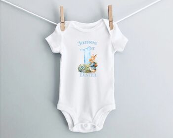 Personalised Blue First Easter Teddy, 4 of 12