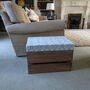 Vintage Style Apple Crate Seat, Three Inch Cushion, thumbnail 2 of 10