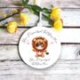 Personalised Cute Child Lion Hearts Decoration Gift, thumbnail 2 of 2