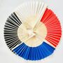 Personalised Red Folding Silk Fan For Women, thumbnail 10 of 12