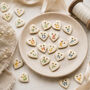 Personalised Heart Buttons, thumbnail 7 of 12
