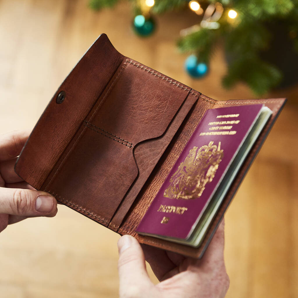 personalised travel passport holder