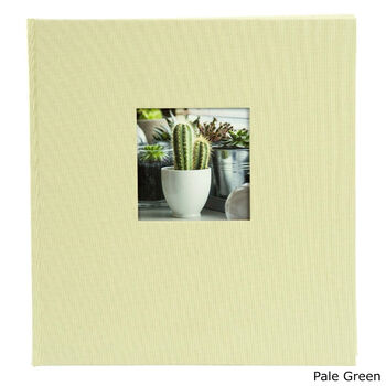 Large Traditional Style Linen Photograph Album With Opaque Glassine Interleaves, 7 of 12
