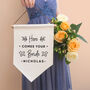 Here Comes Your Bride Pennant Flag, thumbnail 1 of 2