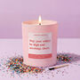Funny New Job Gift May Your Salary Be High Promotion Gifts Scented Candle, thumbnail 1 of 4