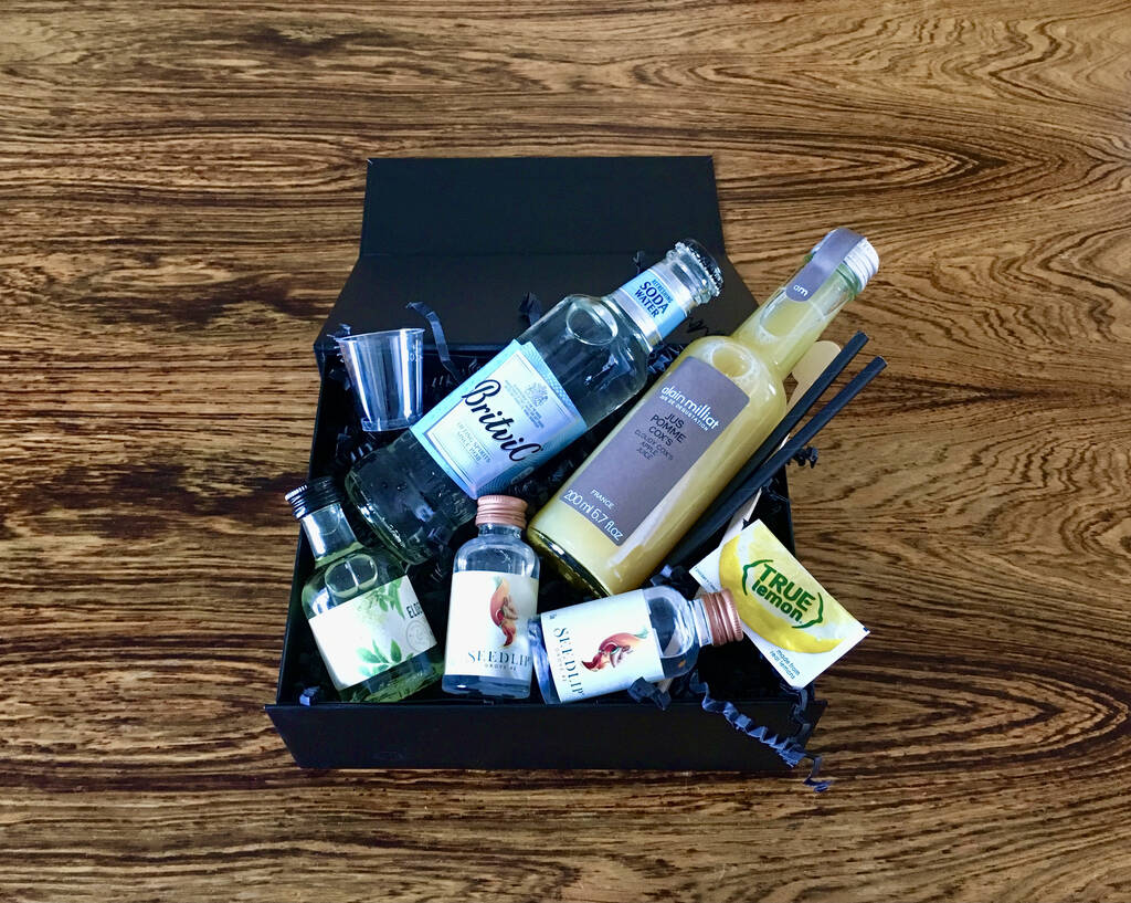 Sparkle Non Alcoholic Mocktail Kit Gift Box By Cocktail Lab