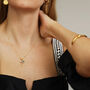 Sterling Silver Mama Necklace With Crystal Stone Charms, thumbnail 1 of 11