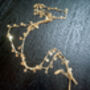 A Galaxy Of Charming Stars Necklace Worn Gold, thumbnail 2 of 4