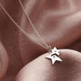 Mummy And Baby Personalised Star Necklace, thumbnail 2 of 12