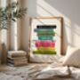 Newcastle Book Stack Art Print, thumbnail 6 of 6