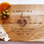 A Great Big Hug Personalised Cutting Serving Board, thumbnail 5 of 6