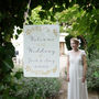 Personalised Botanical Wedding Welcome Sign, thumbnail 1 of 4