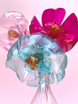 Mini Happy Bouquet Recycled Plastic Bottle Flowers, 8 of 9