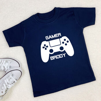 Gamer Kids Personalised T Shirt, 4 of 5