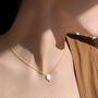 Pearl Disc Necklace, thumbnail 1 of 8