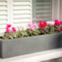 Large Window Box Planter In Hampstead Lead, thumbnail 1 of 4