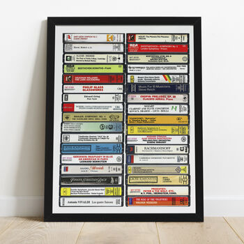 Classical Music Poster, Personalised Classical Gift, 2 of 9