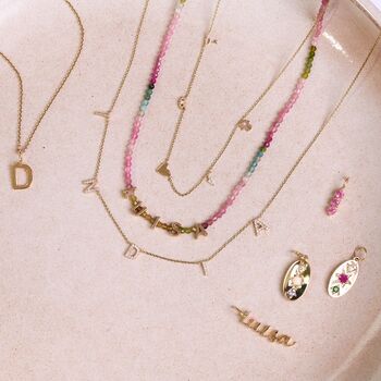 Sterling Silver Personalised Charm Necklace, 3 of 5