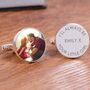 Personalised Photo Upload Cufflinks, thumbnail 1 of 5