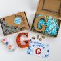 Personalised Paint Your Own Sport Wooden Letter, thumbnail 1 of 6