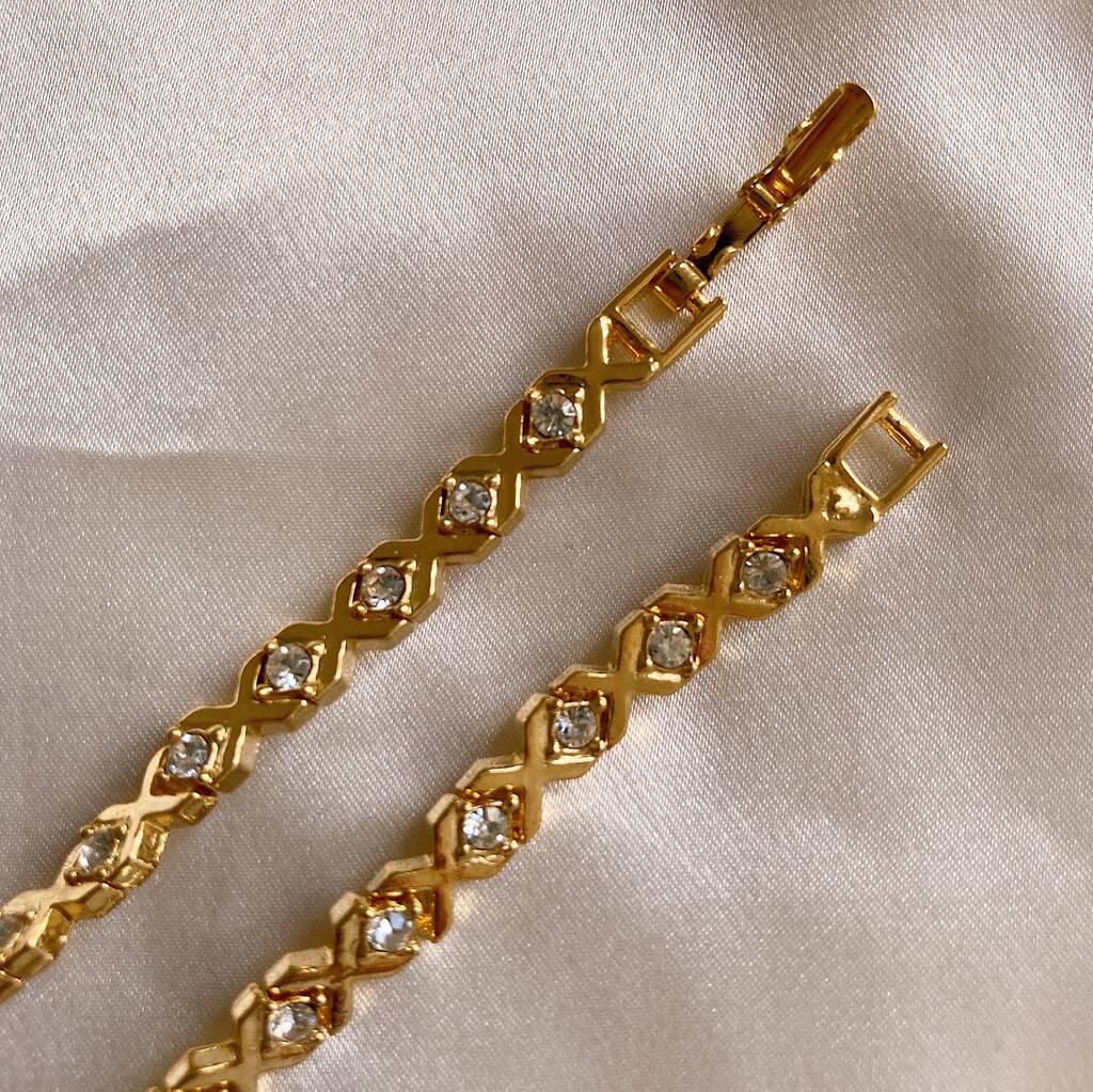 Vintage 1980s Xo Bracelet By SOH VINTAGE