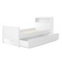 Fraser Single Storage Bookcase Bed With Trundle Drawer, thumbnail 6 of 6