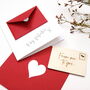 Keepsake Secret Message Wooden Post Card, thumbnail 5 of 6