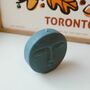 Eid Gift Moon Face Midnight Blue Soy Wax Candle, thumbnail 2 of 2