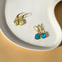 Baguette Huggie Hoop Earrings, thumbnail 1 of 9