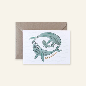 Whale New Baby Card, 3 of 5