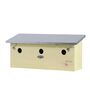 Wooden Sparrow Birdhouse With Protective Zinc Roof Gift, thumbnail 1 of 6
