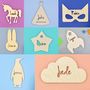 Personalised Ballet Shoes Wooden Door Sign, thumbnail 4 of 8