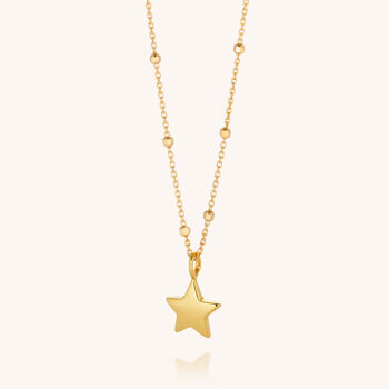 Star Charm Necklace Sterling Silver, 4 of 6