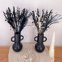 Black And White Dried Flowers With Vase; Modern Home Decor, thumbnail 3 of 5