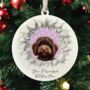 Personalised Christmas Cockapoo Break Through, thumbnail 3 of 10
