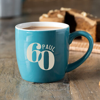 60th Birthday Personalised Mug, 4 of 4